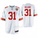 Camiseta NFL Game Hombre Kansas City Chiefs Darrel Williams Blanco