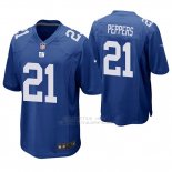 Camiseta NFL Game Hombre New York Giants Jabrill Peppers Azul