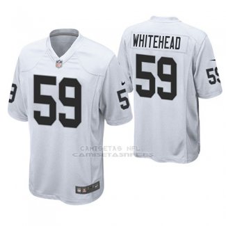 Camiseta NFL Game Hombre Oakland Raiders Tahir Blancohead Blanco