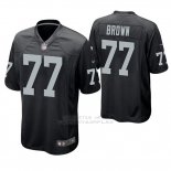 Camiseta NFL Game Hombre Oakland Raiders Trent Brown Negro