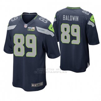 Camiseta NFL Game Hombre Seattle Seahawks Doug Baldwin Pga Patch Azul
