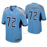 Camiseta NFL Game Hombre Tennessee Titans David Quessenberry Azul Luminoso