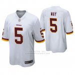 Camiseta NFL Game Hombre Washington Commanders Tress Way Blanco
