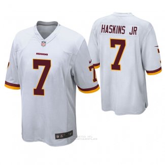 Camiseta NFL Game Hombre Washington Rojoskins Dwayne Haskins Blanco