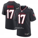 Camiseta NFL Game Houston Texans Braxton Berrios Azul Camiseta NFL Game Houston Texans Braxton Berrios Azul