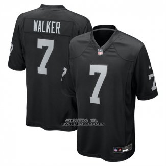 Camiseta NFL Game Las Vegas Raiders Quay Walker Negro