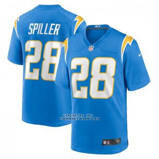 Camiseta NFL Game Los Angeles Chargers Isaiah Spiller Azul