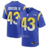 Camiseta NFL Game Los Angeles Rams John Johnson Iii Azul
