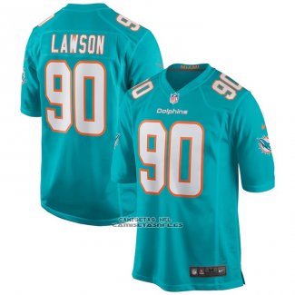 Camiseta NFL Game Miami Dolphins Shaq Lawson Verde