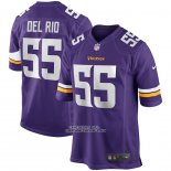Camiseta NFL Game Minnesota Vikings Jack Del Rio Retired Violeta