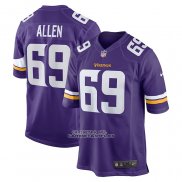 Camiseta NFL Game Minnesota Vikings Jared Allen Retired Violeta