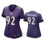 Camiseta NFL Game Mujer Baltimore Ravens Justin Madubuike Violeta