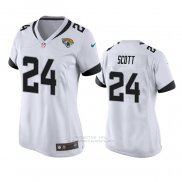 Camiseta NFL Game Mujer Jacksonville Jaguars Josiah Scott Blanco