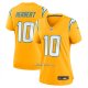 Camiseta NFL Game Mujer Los Angeles Chargers Justin Herbert Alterno Charger Power Oro