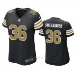 Camiseta NFL Game Mujer New Orleans Saints D.j. Swearinger Alterno Negro