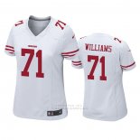 Camiseta NFL Game Mujer San Francisco 49ers Trent Williams Blanco