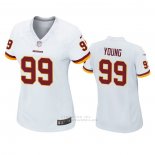 Camiseta NFL Game Mujer Washington Commanders Chase Young Blanco