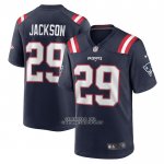 Camiseta NFL Game New England Patriots JC Jackson Azul