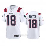 Camiseta NFL Game New England Patriots Matthew Slater 2020 Blanco