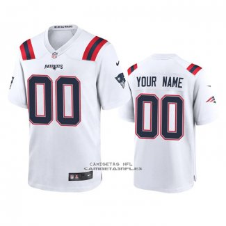 Camiseta NFL Game New England Patriots Personalizada 2020 Blanco