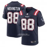 Camiseta NFL Game New England Patriots Scotty Washington Primera Azul