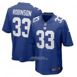 Camiseta NFL Game New York Giants Aaron Robinson Azul