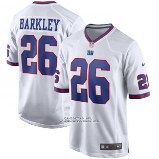 Camiseta NFL Game New York Giants Saquon Barkley Alterno Blanco