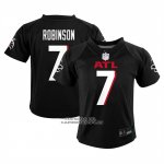 Camiseta NFL Game Nino Atlanta Falcons Bijan Robinson Negro