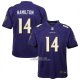Camiseta NFL Game Nino Baltimore Ravens Kyle Hamilton Violeta