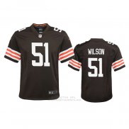 Camiseta NFL Game Nino Cleveland Browns Mack Wilson 2020 Marron