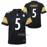Camiseta NFL Game Nino Pittsburgh Steelers Jalen Ramsey Negro