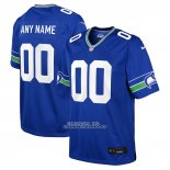 Camiseta NFL Game Nino Seattle Seahawks Retro Personalizada Royal