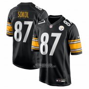 Camiseta NFL Game Pittsburgh Steelers Matt Sokol Negro