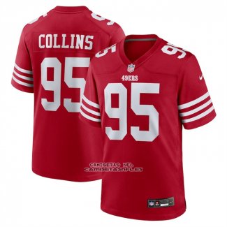 Camiseta NFL Game San Francisco 49ers Alfred Collins Rojo