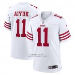 Camiseta NFL Game San Francisco 49ers Brandon Aiyuk Blanco