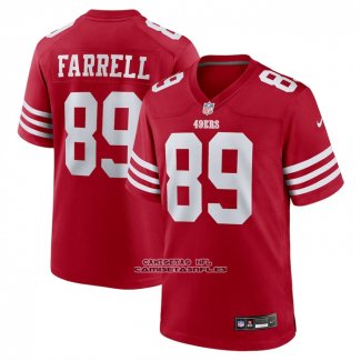 Camiseta NFL Game San Francisco 49ers Luke Farrell Rojo