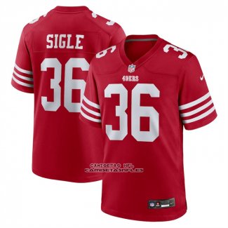 Camiseta NFL Game San Francisco 49ers Marques Sigle Rojo