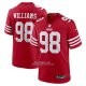 Camiseta NFL Game San Francisco 49ers Mykel Williams Rojo