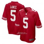 Camiseta NFL Game San Francisco 49ers Trey Lance Rojo