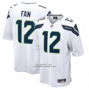 Camiseta NFL Game Seattle Seahawks 12s Blanco