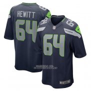 Camiseta NFL Game Seattle Seahawks Jarrod Hewitt Primera Azul