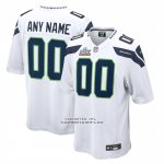 Camiseta NFL Game Seattle Seahawks Super Bowl LX Personalizada Blanco