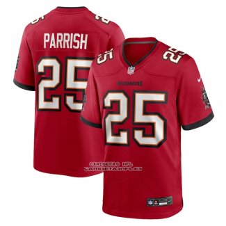 Camiseta NFL Game Tampa Bay Buccaneers Jacob Parrish Rojo