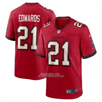 Camiseta NFL Game Tampa Bay Buccaneers Mike Edwards Rojo1