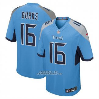 Camiseta NFL Game Tennessee Titans Treylon Burks Azul