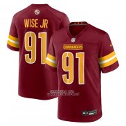 Camiseta NFL Game Washington Commanders DeAtrich Wise Jr Rojo