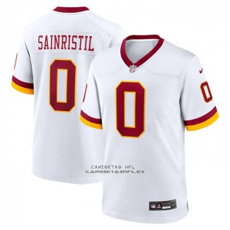 Camiseta NFL Game Washington Commanders Mike Sainristil Super Bowl Era Blanco