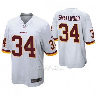 Camiseta NFL Game Washington Commanders Wendell Smallwood Blanco