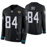 Camiseta NFL Hombre Jacksonville Jaguars Keelan Cole Negro Therma Manga Larga