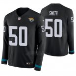 Camiseta NFL Hombre Jacksonville Jaguars Telvin Smith Negro Therma Manga Larga